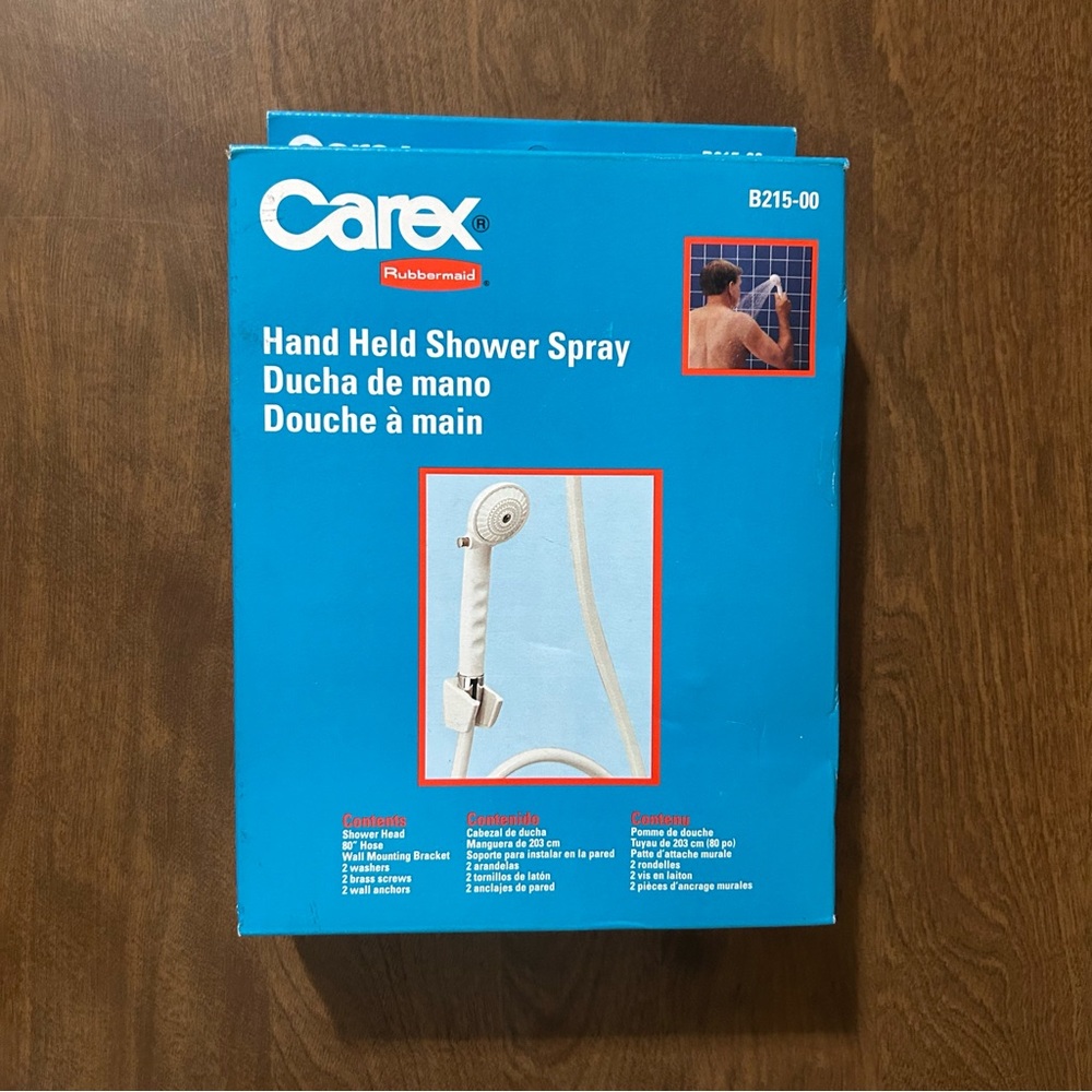 Carex hand held shower spray NWT